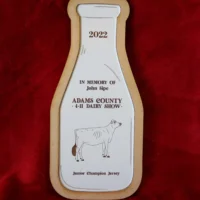 Milk Bottle Plaque