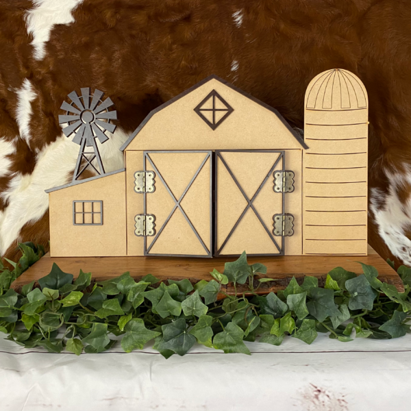 Photo Frame Barn with Hinged Doors - Image 2
