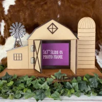 Photo Frame Barn with Hinged Doors