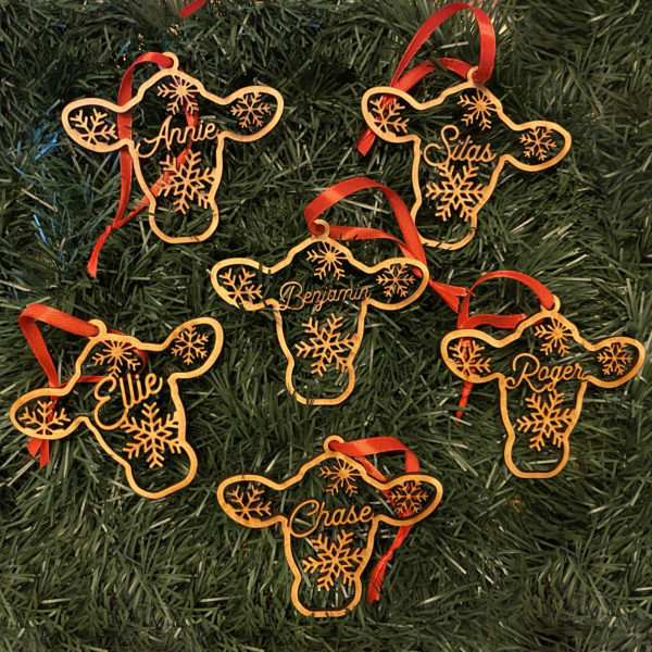 Livestock Head Name Ornament - Image 3