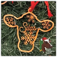 Livestock Head Name Ornament