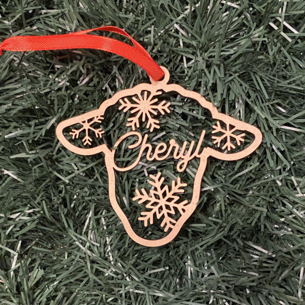 Livestock Head Name Ornament - Image 4