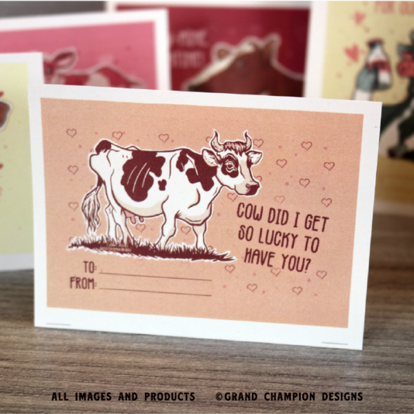 Cowlentines Valentines Cow Cards - Image 2