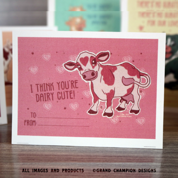 Cowlentines Valentines Cow Cards - Image 4
