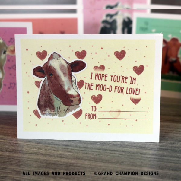 Cowlentines Valentines Cow Cards - Image 5
