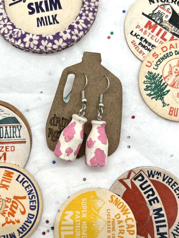 Milk Bottle Earrings