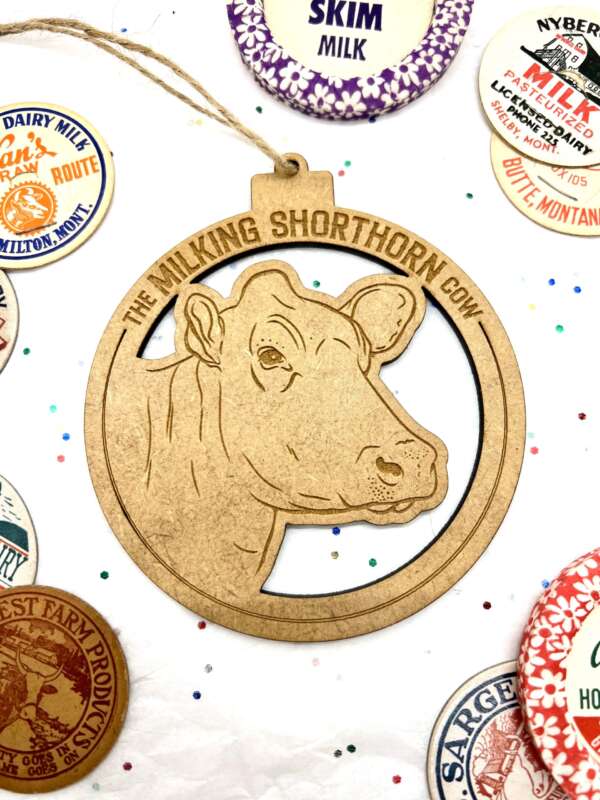 Dairy Cow Head Ornament - Image 8