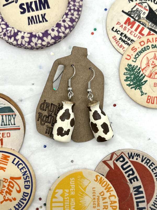Milk Bottle Earrings - Image 6