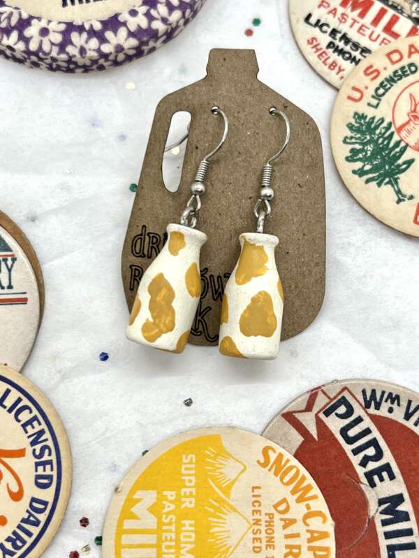 Milk Bottle Earrings - Image 4