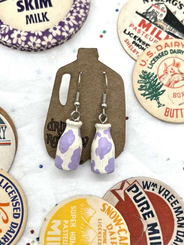 Milk Bottle Earrings - Image 3