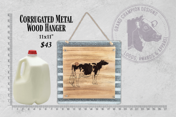 Galvanized Wall Hanger - Image 2