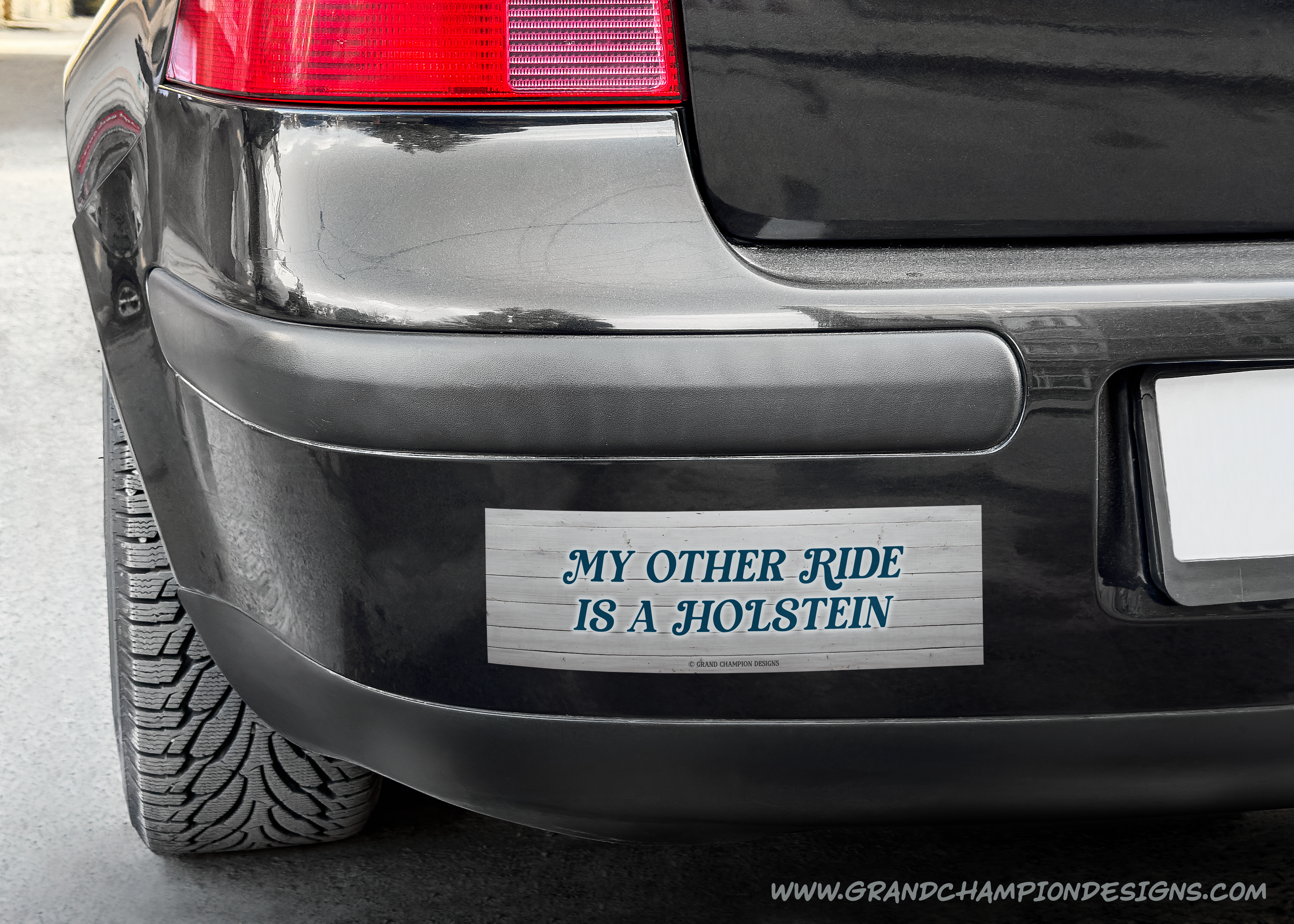 "My Other Ride" Dairy Breed Bumper Sticker