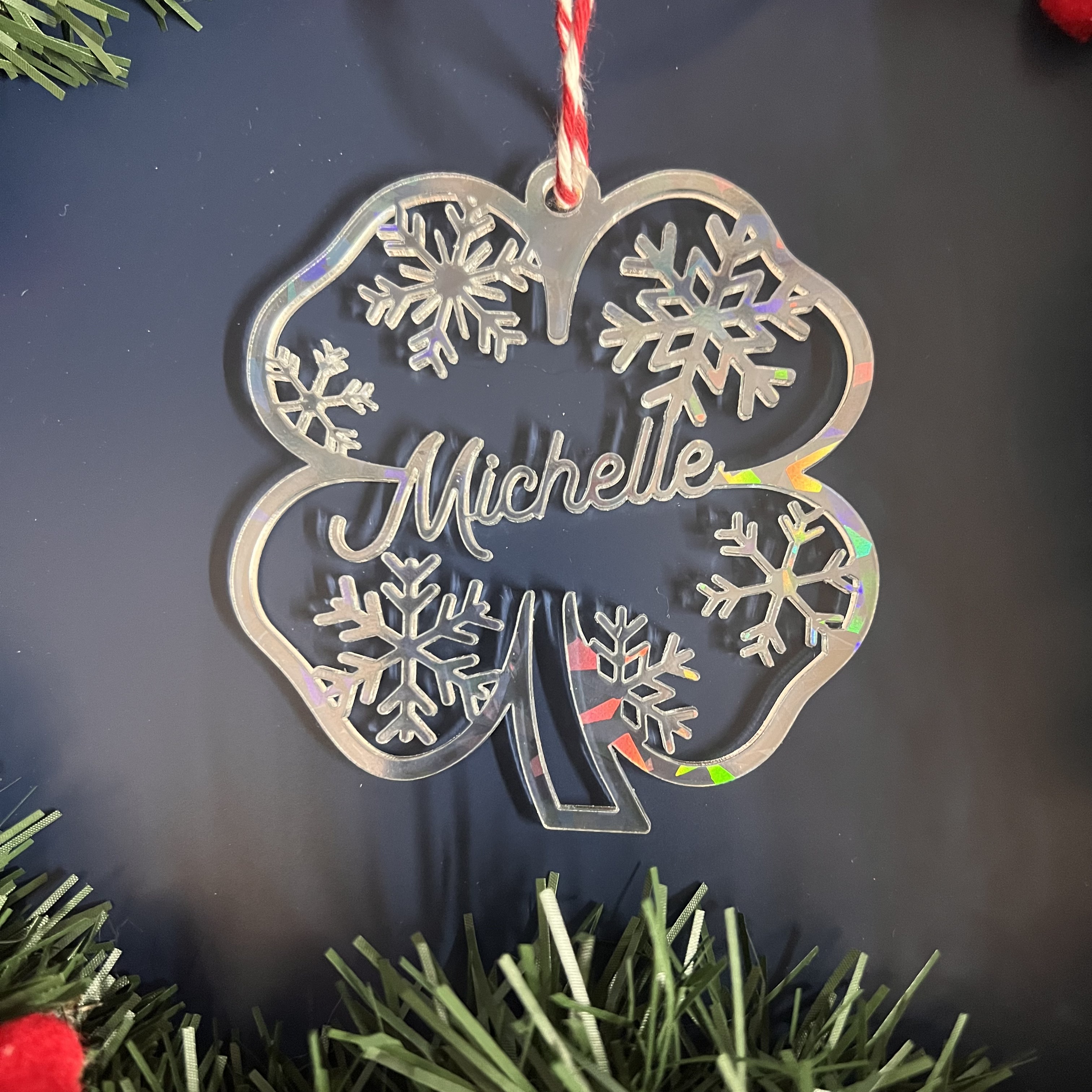 4-H and FFA Name Ornament