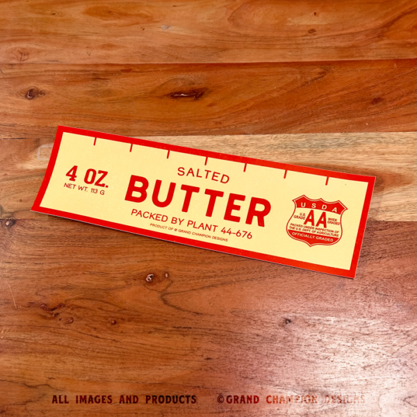 "Butter" Bumper Sticker - Image 4