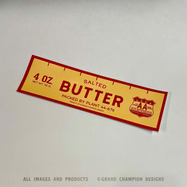 "Butter" Bumper Sticker - Image 2