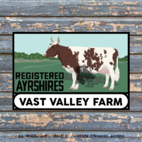Vintage Dairy Farm Signs