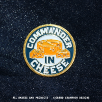 Commander In Cheese Enamel Pin