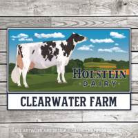 Blue Ribbon Dairy Farm Signs